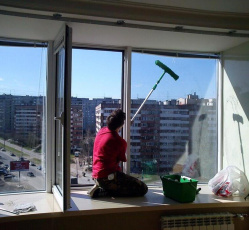 Мытье окон в однокомнатной квартире Салават